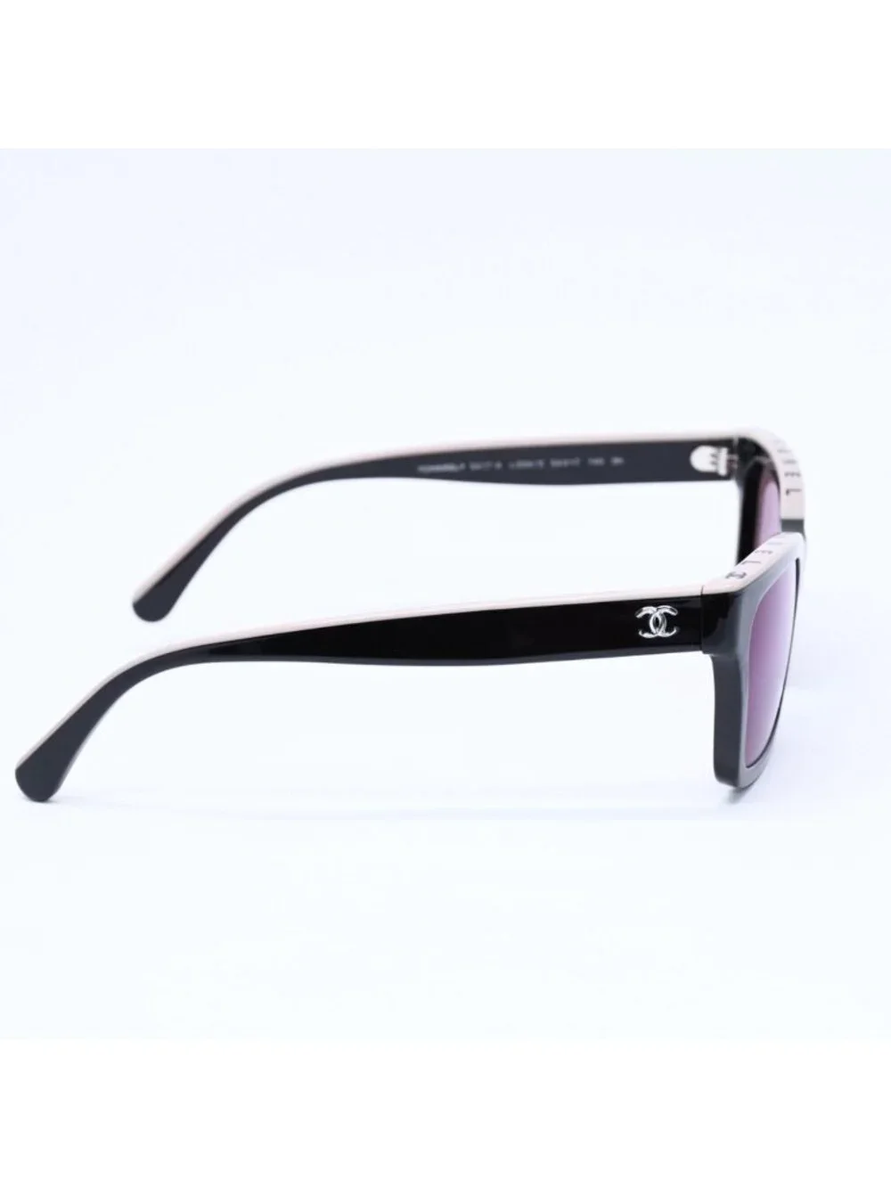 Chanel Sunglasses Eyewear CC Logo Black Greige